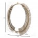 Gold Feather Wall Mirror